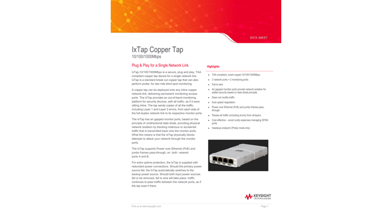 IxTap Copper Tap